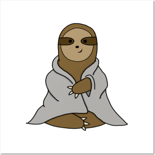 Snuggle Sloth Posters and Art